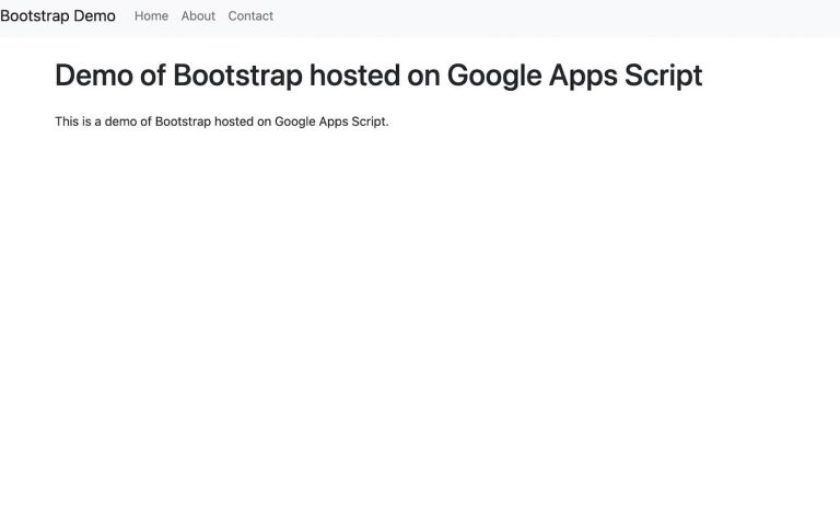 How to Host a Web Page on Google Apps Script